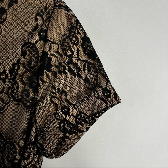 twentyone Romantic Goth Whimsicore Witchy Black Lace Tie Empire Waist Sz S - Picture 8 of 12